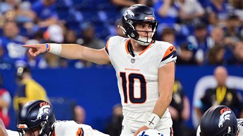 Bo Nix Stats Today Broncos Rookie Qb Shows Impressive Poise In