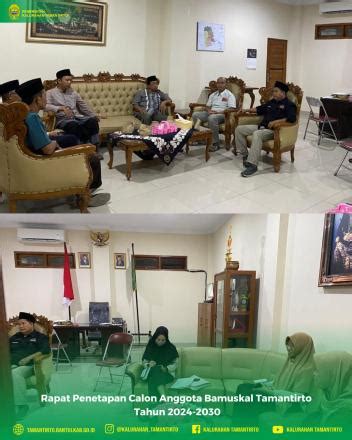 Rapat Penetapan Calon Anggota Bamuskal Tamantirto Tahun 2024 2030