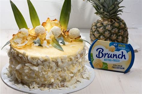 Pina Colada Torte Mit Brunch Buttrig Frisch Rezept