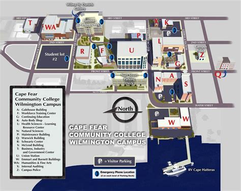 Wilmington Campus Map | Campus map, Community college, Campus