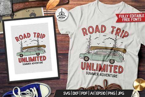 Road Trip Travel T Shirt Design Graphic By Jeksongraphics · Creative