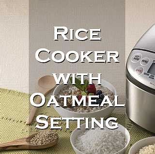 Digital Rice Cooker With Oatmeal Setting For Oat Porridge