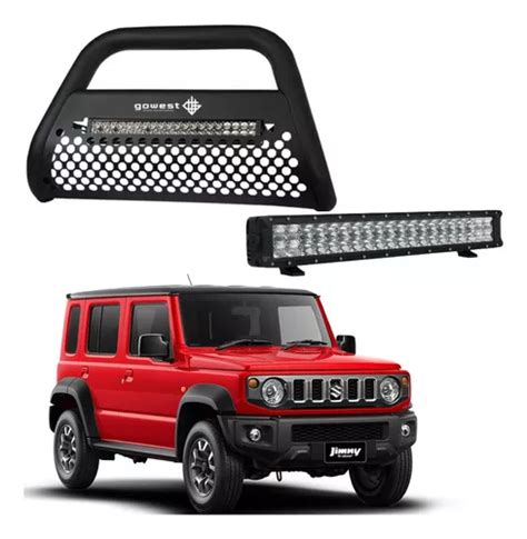 Combo Burrera Ultra Bar Suzuki Jimny Barra Led Meses