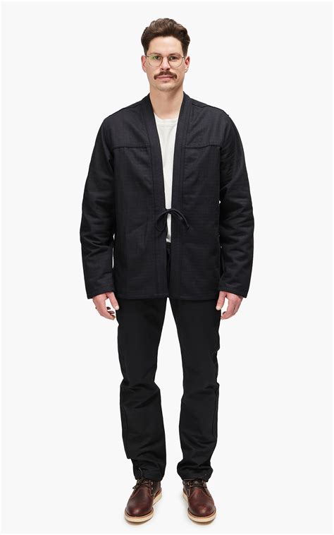 Naked Famous Denim Kimono Shirt Blanket Lined Indigo Oz Cultizm