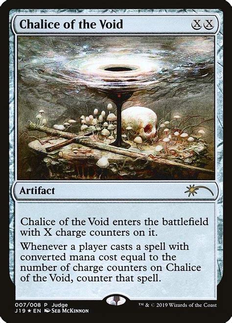 Magic The Gathering Judge Promo FOIL Chalice Of The Void NEAR MINT NM