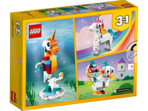 LEGO ZESTAW CREATOR 31140 Magiczny jednorożec 3W1 13851958263 - Allegro.pl