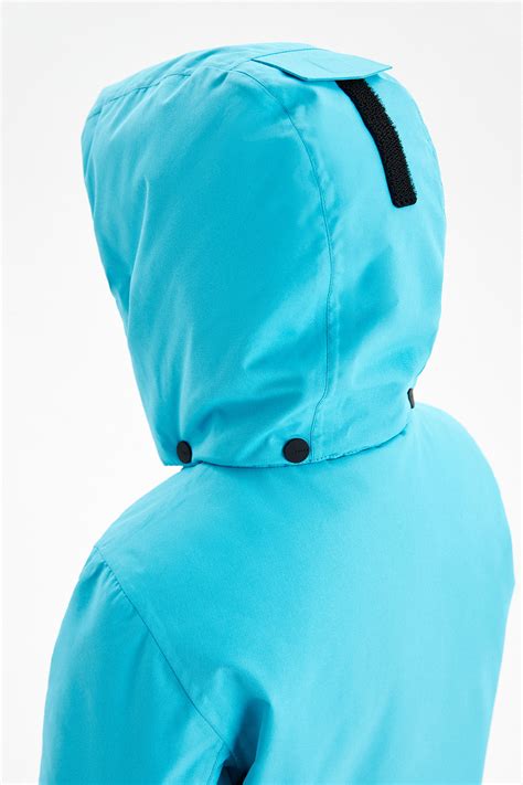 Зимняя куртка из мембраны унисекс небесно-голубой купить в интернет ...