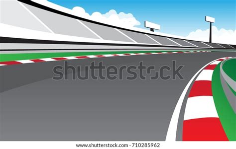 1,281 Empty Racing Track Vector Images, Stock Photos & Vectors ...