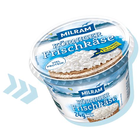 Unsere Protein Bombe Körniger Frischkäse MILRAM