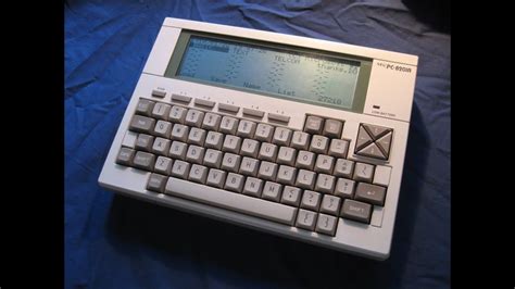 The Nec Pc 8201a And Trs 80 Model 100 As Seen In Terry Stewarts