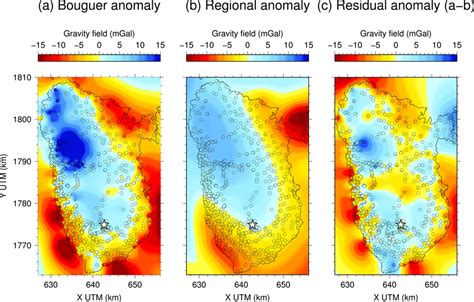 Gravity Anomaly Gridded Data Are Represented Along With The Original