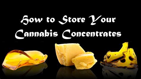 How To Store Cannabis Concentrates Keeping Your Dabs Fresh