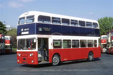 The Transport Library Plymouth Leyland PD2 12 376 HJY276 At City In