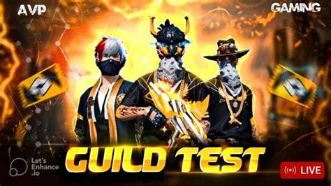 Vs Free Fire Live Guild Test Custom Room Guild Test Ff Live