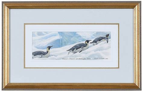 Emperor Penguins By Robert Mclellan Bateman On Artnet