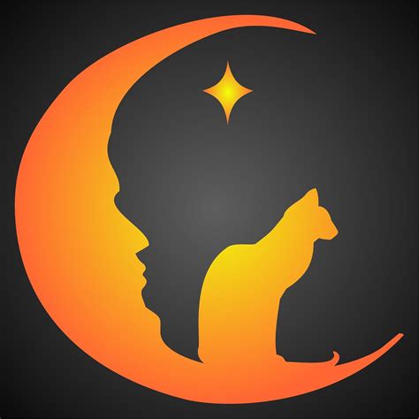 Amazon.com : Moon Cat Stencil, 8.5 x 8.5 inch (L) - Cat Moon Halloween Stencils for Painting ...