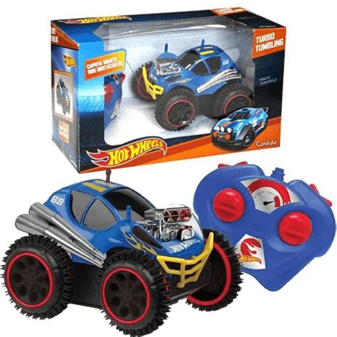 Carrinho Controle Remoto Hot Wheels Turbo Tumbling Candide Carrinho De Controle Remoto