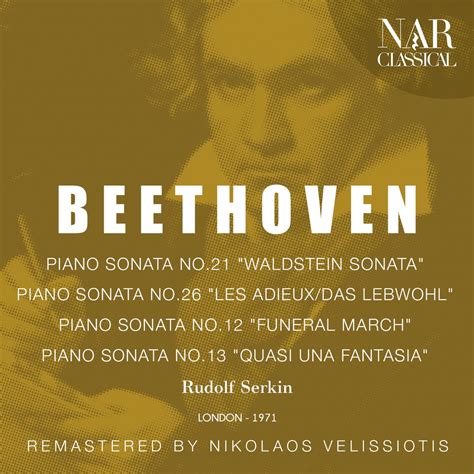 BEETHOVEN PIANO SONATA No 21 WALDSTEIN SONATA PIANO SONATA No 26