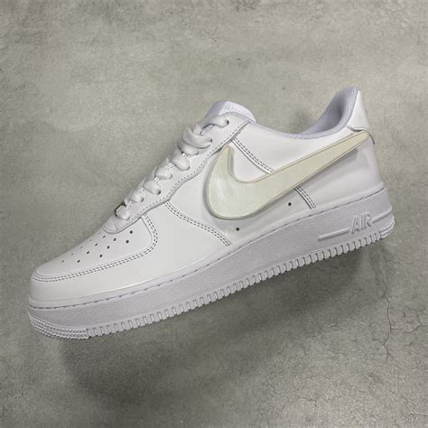 Custom AIR FORCE 1 - Led swoosh (white) - TA Customs