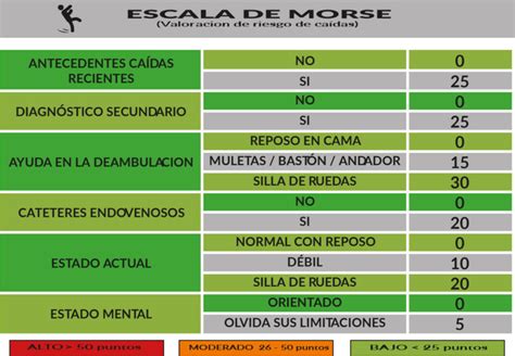 Escala De Morae - El Significado Clínico de la Escala de Morse – Fundación Spine