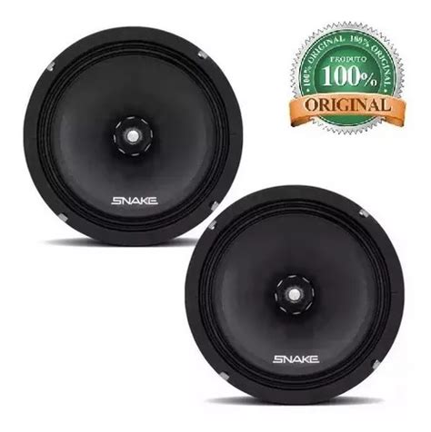 Par Alto Falante Snake 6 Poleg 220w Rms Esv 220 Medio Grave Frete grátis