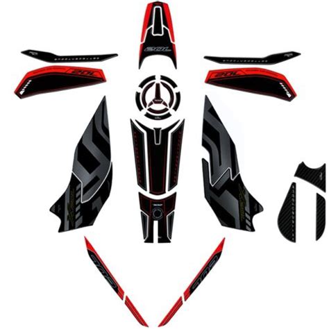 Sticker Set D Kompatibel Mit Benelli Trk X Zubeh R Rot Ebay