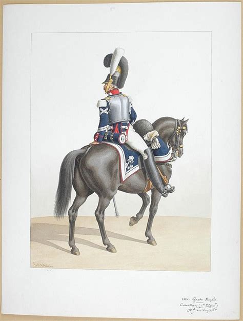 Garde Royale Cuirassiers Mar Chal Des Logis Fourrier Er