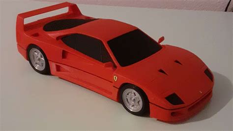 3d File Ferrari F40 Fully 3d Printable Without Paint 🎨・3d Print Design To Download・cults