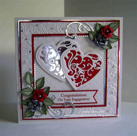 Congratulations Engagement Card Using Dies From Spellbinders