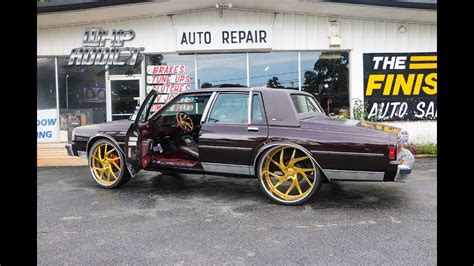 Whipaddict Chevy Caprice Ls Customized Gold Savini S Inch Lip