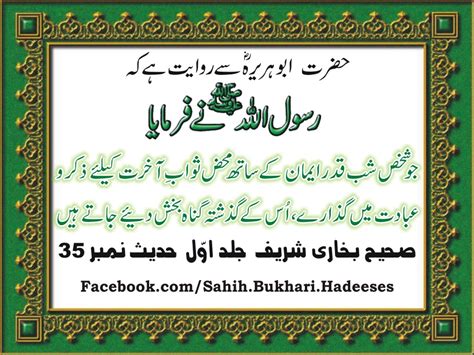 Sahih Bukhari Hadeeses Vol1 Hadees 35