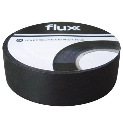 Fita Isoladora Preta 38mm 15mt Flux