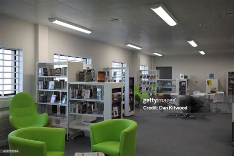 A General View Of The Library At Hmp Berwyn On March 15 2017 In