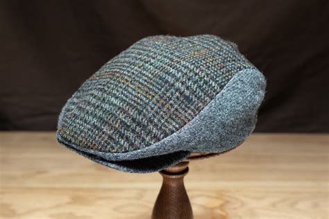 Серо-зелёная клетчатая двухцветная кепка Сокол Old Pal/Старый Друг ...