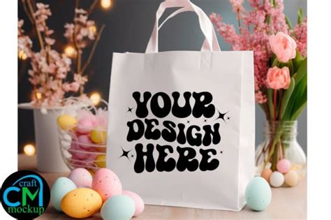 Easter Tote Bag Mockup 18 Graphic By Craft Mockup · Creative Fabrica