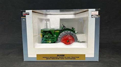 1 16th Spec Cast Oliver Super 66 W No 1095 Two Row Cultivator Aumann