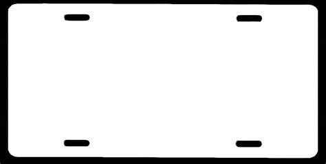 License Plate Templates