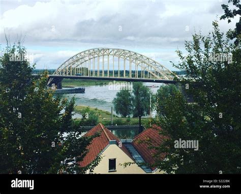 Nijmegen Bridge in the Netherlands Stock Photo - Alamy