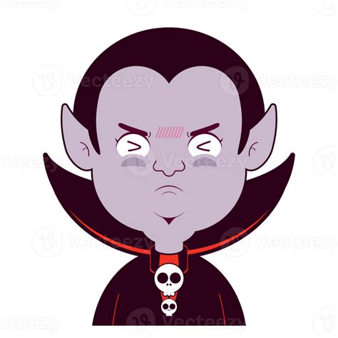 Drácula Herida Cara Dibujos Animados Lindo 14428749 Png