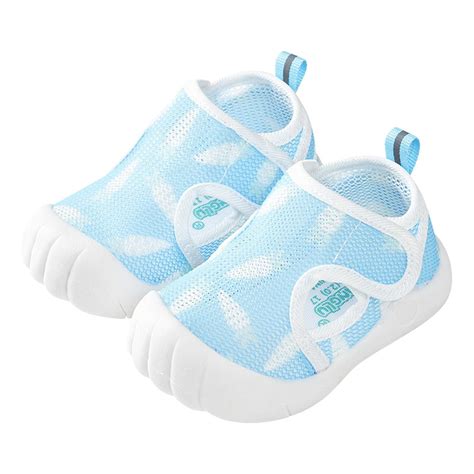 PINQI Toddler Baby Lightweight Breathable Water Shoes Closed Toe Summer