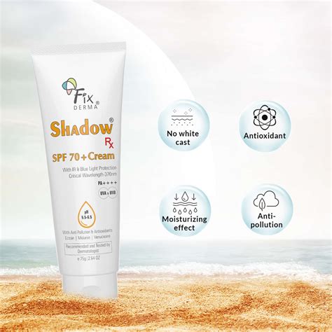 Buy Fixderma Shadow Rx Spf Cream Sunscreen With Melanin G