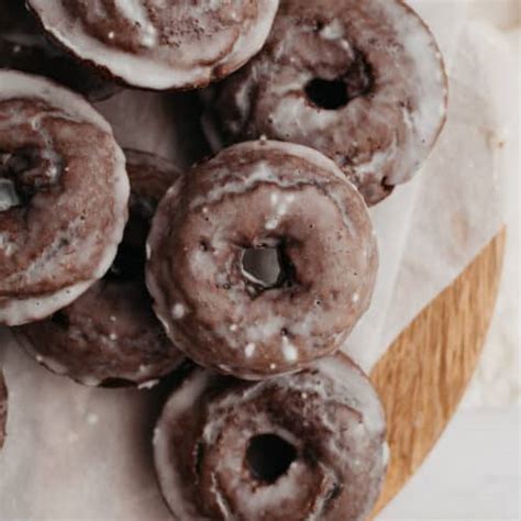 Glazed Chocolate Cake Doughnuts Alpine Ella