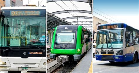 Paro De Transportistas Atu Anuncia Modificación En El Horario Del Metropolitano Corredores Y