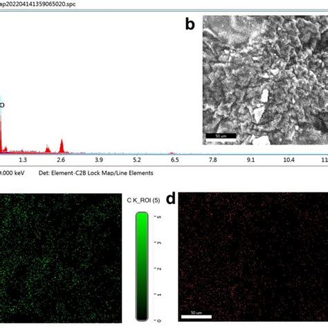 Represents SEM EDAX Mapping PJ CDs Synthesized From Prosopis