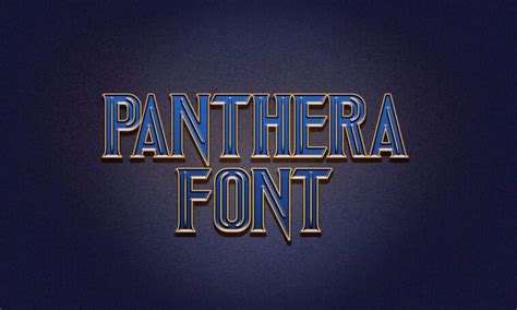 Black Panther Font Set | Polar Vectors