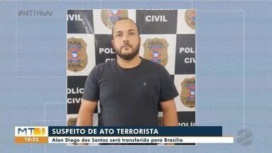 MTTV 1ª Edição Cuiabá Preso por tentar explodir bomba em ato