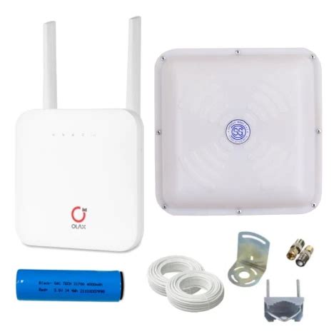 4g LTE роутер модем с внешней антенной OLAX AX6 PRO с АКБ 4000 мАч ...