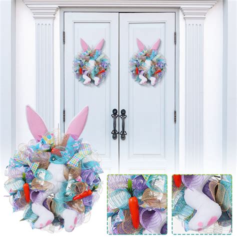 Clearance Easter Decor Wivi Easter Decor Wreath Easter Bunny Wreath