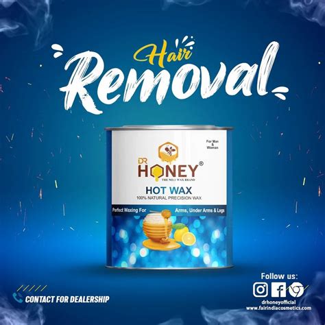 Honey Lemon Dr Honey Hot Wax 1200gm Gel At 82 Piece In New Delhi ID 2850223238948
