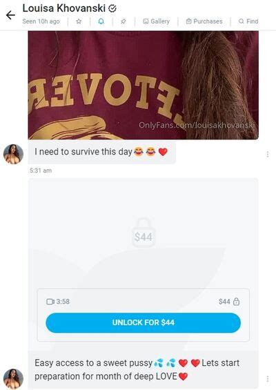 GrooovyLouisa Louisa Khovanski Louisakhovanski Nude OnlyFans Fapullo